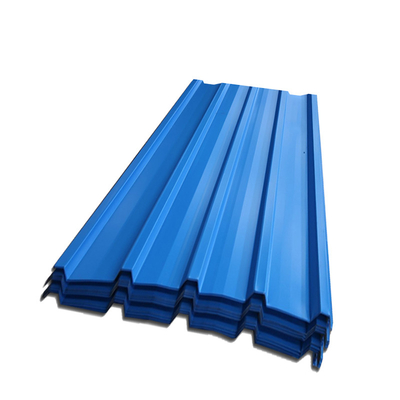 AZ20 vooraf geverft Blad 32 van het Staaldakwerk Maat Blauw Gegalvaniseerd Met een laag bedekt Dakwerk