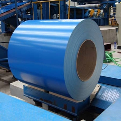 0.112.5mm PPGI de Blauwe Rol van het de Hete Onderdompelings Gegalvaniseerde Staal van Rolmattcolor
