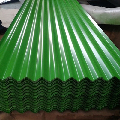 PE 30-275g/M2 Groene de Comités RAL 9012 van het Metaaldak Gekleurde Golfmetaalbladen