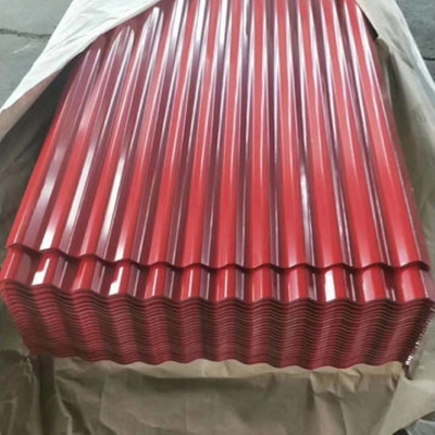 De bouw van het het Dakwerkblad SGCC van Z30 Kleur Met een laag bedekte Comités van het het Metaaldak 7-30um Rode