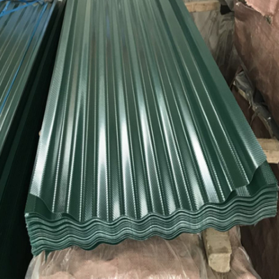 HRB 85 Precoated Gi Bladen van het Blad30-600g/m2 Groene Golfdakwerk