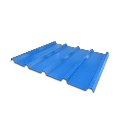 ISO 18001 de Zink Met een laag bedekte Plaat van het de Kleurendak van het Dakwerkblad AZ160 Blauwe