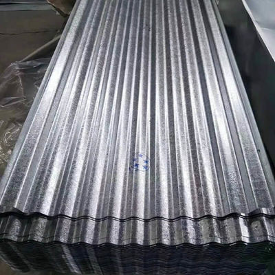 6001100mm Gegalvaniseerd Dakwerkblad AISI 14 Maat Golfstaalcomités Kraftpapier
