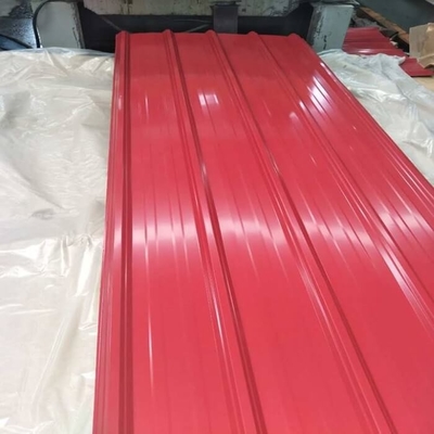 30-275g/M2 kleur Met een laag bedekt Dakwerkblad 6001100mm Wit Golfmetaaldak