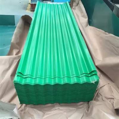 HRB 85 Precoated Gi Bladen van het Blad30-600g/m2 Groene Golfdakwerk