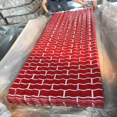 Rode Met een laag bedekte Tin Sheet JIS Kleur Met een laag bedekte Galvalume van DX51D Kleur voor Bouw