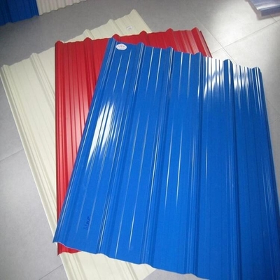 Bedekte Golfdak 0.1252.5mm van SGCC pre geschilderd Kleur Golfbladen met een laag
