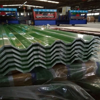 ISO 18001 de Zink Met een laag bedekte Plaat van het de Kleurendak van het Dakwerkblad AZ160 Blauwe