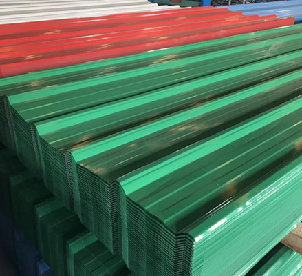Van het het Metaaldakwerk van SGCC Rode de Bladenbsi ISO 14001 Kleur Met een laag bedekte Staalplaat