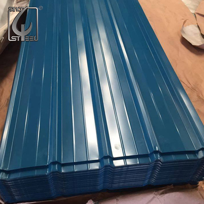 DX51D golfblad 0.63m van het Metaaldakwerk Galvalume Kleuren Met een laag bedekt Blad