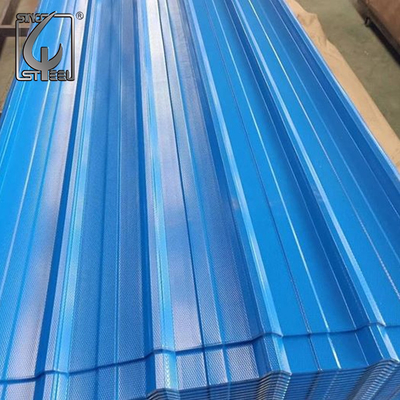 DX52D 3m de Kleur Met een laag bedekte Bladen van het het Metaaldakwerk van het Dakwerkblad Rode Golf