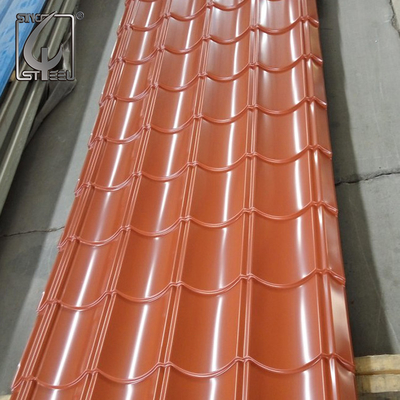60-275g/M2 het Dakwerkblad van de zinkdeklaag PPGI met 1000mm6000mm Lengte