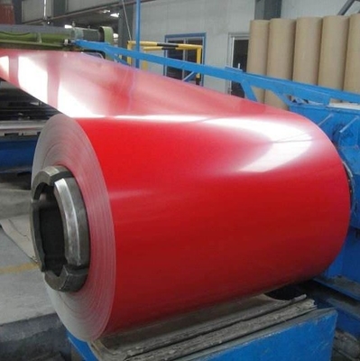 ISO9001 rood Vooraf geverft Gegalvaniseerd Gi van Staalrollen Blad Nul Lovertje PPGI 610mm