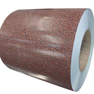 910mm PPGI Vooraf geverfte Met een laag bedekte de Rollen Houten Baksteen van de Staalrol 3-25um Kleur