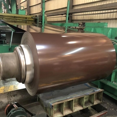 HRB95 vooraf geverfte Galvalume Staalrol 600 - 1250mm PPGI het Blad van de Kleurenrol