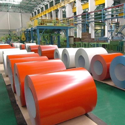 RAL 8017 PPGL-Staalrol 0.112.5mm Vooraf geverfte Aluzinc-Staalrol